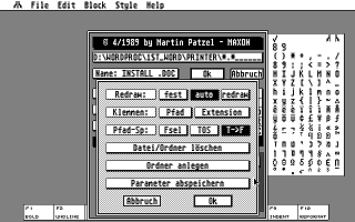 Fileselectorbox atari screenshot